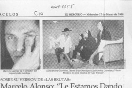 Marcelo Alonso: "Le estamos dando potencia universal a Radrigán"  [artículo].