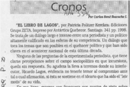 "El libro de Lagos'  [artículo] Carlos René Ibacache.
