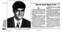Vida de Jaime Bayly al cine  [artículo].