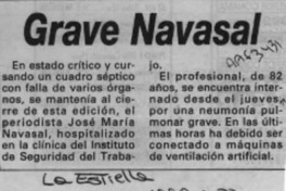 Grave Navasal