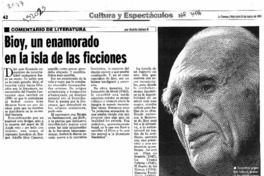 Bioy, un enamorado en la isla de las ficciones  [artículo] Andrés Gómez B.