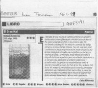 El gran mal  [artículo] Carlos Maldonado.