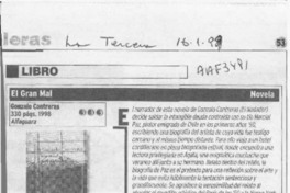 El gran mal  [artículo] Carlos Maldonado.