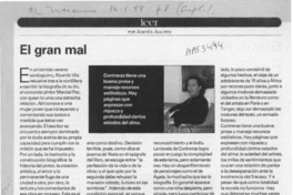 El gran mal  [artículo] Andrés Aguirre.