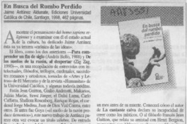 En busca del rumbo perdido  [artículo] Pedro Galindo.