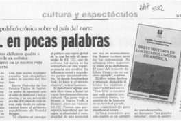 EE.UU. en pocas palabras