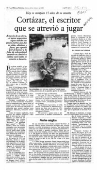 Cortázar, el escritor que se atrevió a jugar