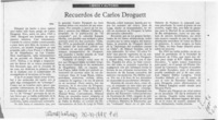 Recuerdos de Carlos Droguett  [artículo] Filebo.