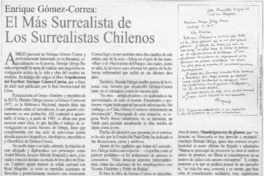 El más surrealista de los surrealistas chilenos  [artículo] Beatriz Berger.