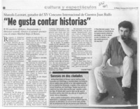 "Me gusta contar historias"