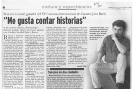 "Me gusta contar historias"