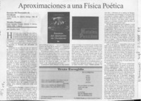 Aproximaciones a una física poética  [artículo] Jessica Atal.