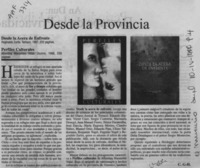 Desde la provincia  [artículo] C. G.-H.