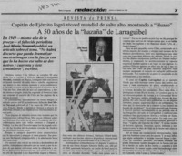 A 50 años de la "hazaña" de Larraguibel  [artículo].