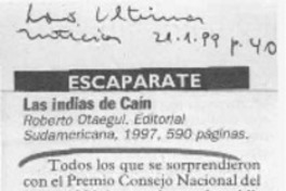 Las Indias de Caín  [artículo].