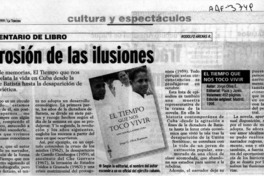 La erosión de las ilusiones  [artículo] Rodolfo Arenas R.