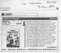 Perdidos en la pantalla  [artículo] Carlos Maldonado R.