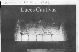 Luces cautivas  [artículo] Fernando Sáez.