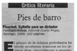 Pinochet, epitafio para un tirano