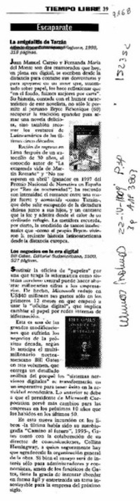 La Amigdalitis de Tarzán  [artículo].