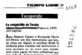 La Amigdalitis de Tarzán  [artículo].