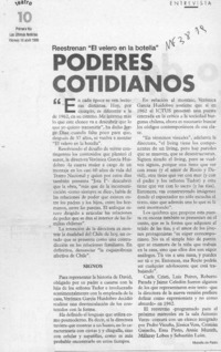 Poderes cotidianos  [artículo] Marcela de Pablo.