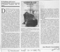 El incidente del Luxor  [artículo] Juan Ricardo Couyoumdjian.