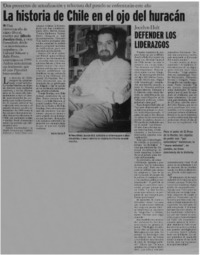 La historia de Chile en el ojo del huracán