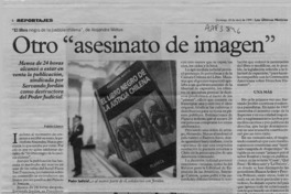 Otro "asesinato de imagen"  [artículo] Fabián Llanca.