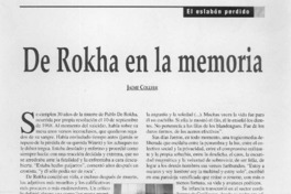 De Rokha en la memoria