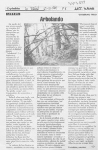 Arbolando  [artículo] Guillermo Trejo.