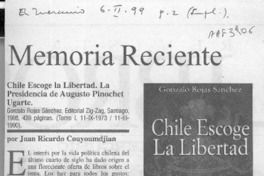 Memoria reciente  [artículo] Juan Ricardo Couyoumdjian.