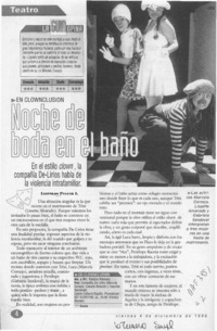 Noche de boda en el baño  [artículo] Leopoldo Pulgar I.