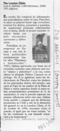 The London clinic  [artículo].