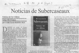 Noticias de Subercaseaux