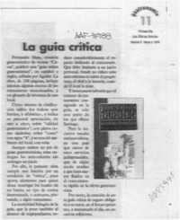 La Guía crítica