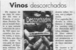 Vinos descorchados