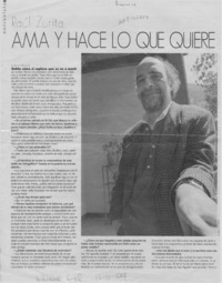 Ama y hace lo que quiere  [artículo] Loreto Novoa.