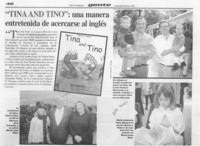 "Tina and tino", una manera entretenida de acercarse al inglés  [artículo].