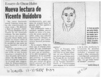 Nueva lectura de Vicente Huidobro