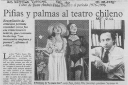 Pifias y palmas al teatro chileno  [artículo].