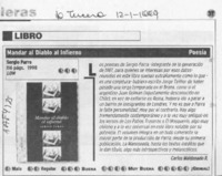 Mandar al diablo al infierno  [artículo] Carlos Maldonado R.