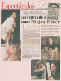 Los rostros de la nueva negra ester
