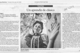 Un aprendiz de clásico  [artículo] Carmen Mera O.