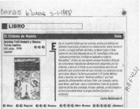 El chileno de maleta  [artículo] Carlos Maldonado R.