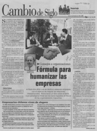 Fórmula para humanizar las empresas