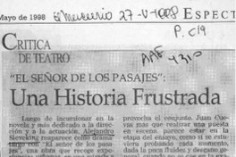 Una historia frustrada  [artículo] Carola Oyarzún.