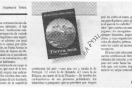 Tierra mía  [artículo] Francisco José Folch.