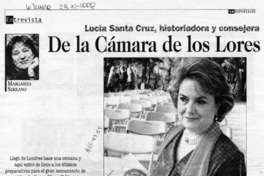 De la Cámara de los Lores a las recetas de cocina