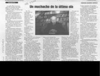 Un muchacho de la última ola  [artículo] Enrique Ramírez Capello.